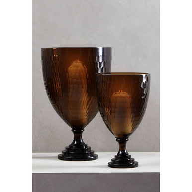 Large Honeycomb Glass Candle Holder | Cortina