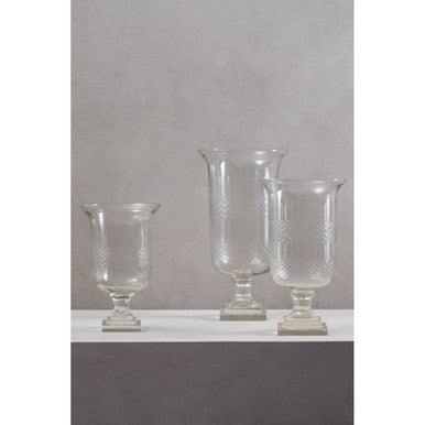 Small Diamond Cut Candle Holder | Cortina