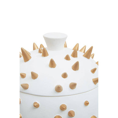 White and Gold Spikes Small Box | Picos