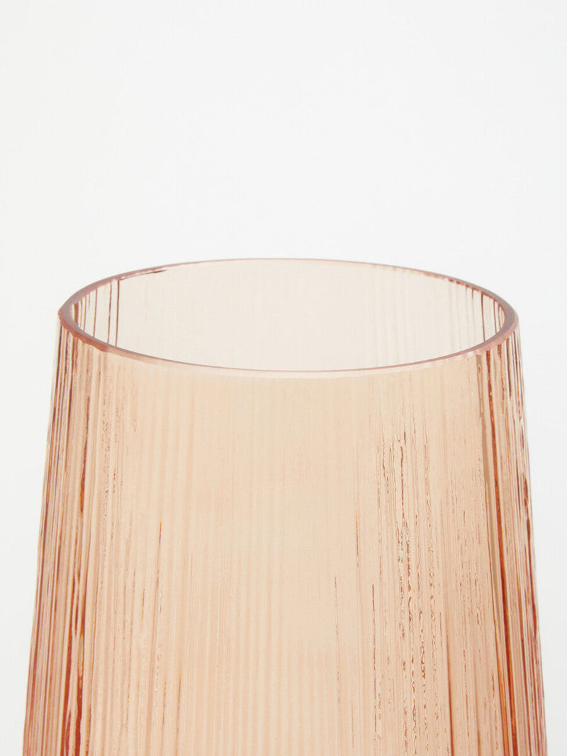 Large Light Amber Glass Vase | Esma