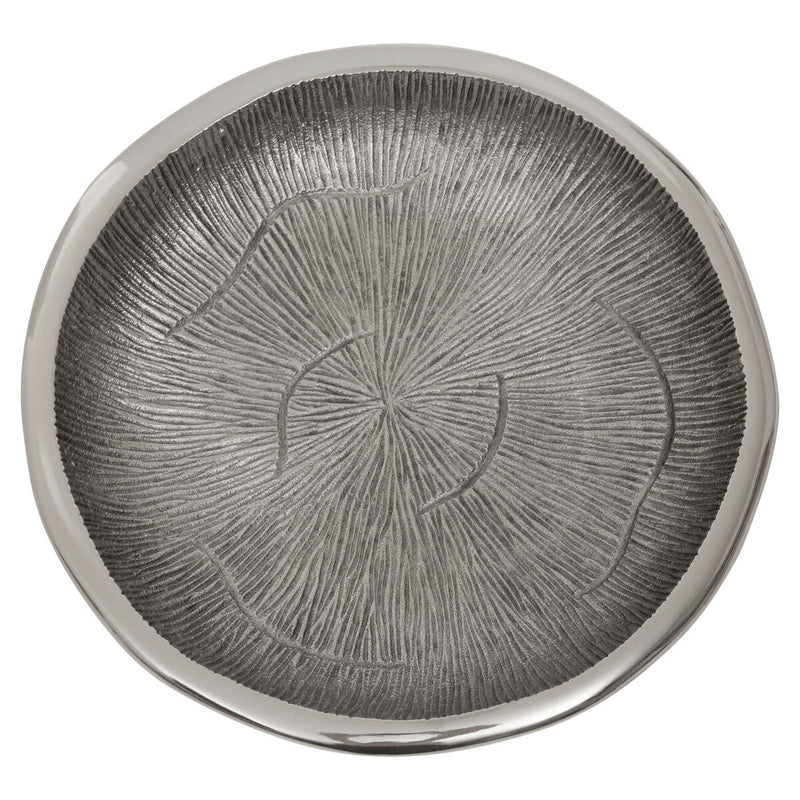 Small Oak Effect Silver Bowl | Silva