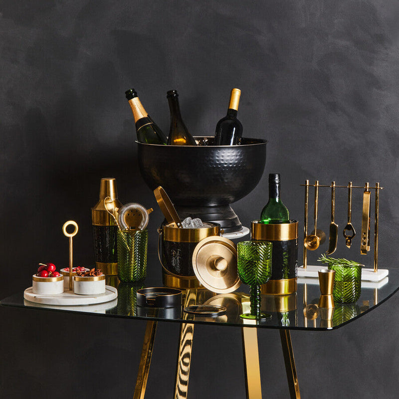 Black Enamel Wine Cooler | Carolina