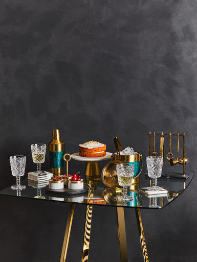 Green Enamel 4 Piece Cocktail Set | Carolina