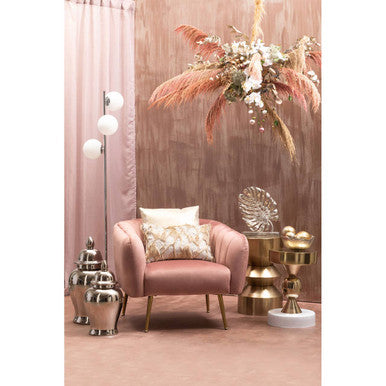 Set of Three Ombre Silver and Gold Finish Deco Balls | Dion