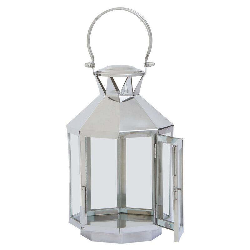 Small Silver Steel Lantern | Herber