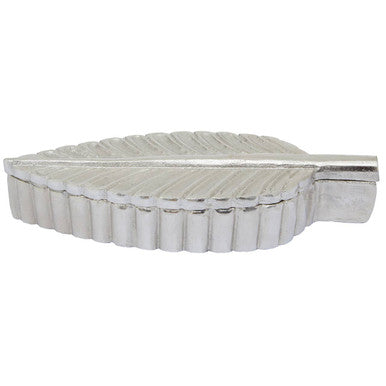 Silver Finish Plume Box | Prato