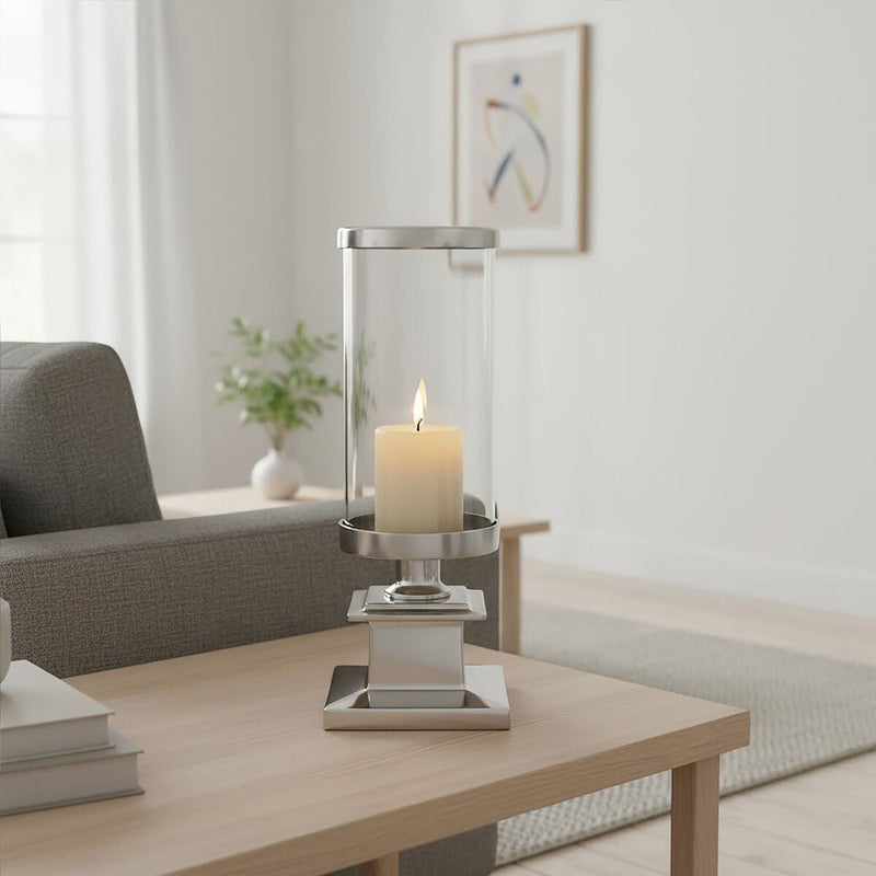 Silver Candle Holder | Ryley