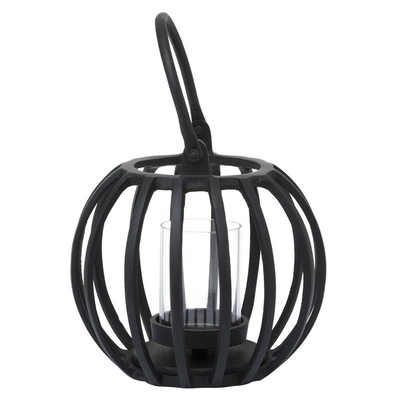 Small Matte Black Finish Lantern | Aura