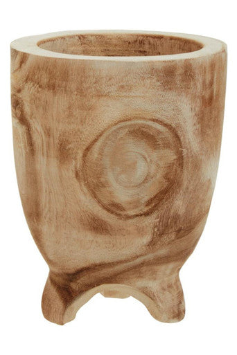 Small Natural Wooden Planter | Arlo