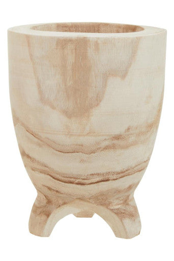 Large Natural Wooden Planter | Arlo