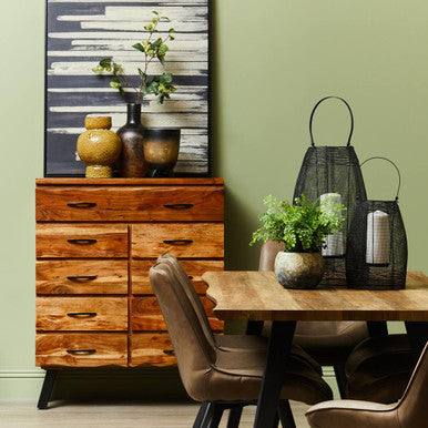 Large Wooden Ombre Vase | Arlo