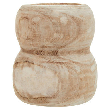 Natural Wooden Vase | Arlo
