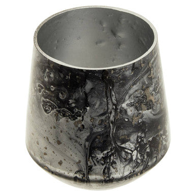 Grey Marble Effect Candle Holder | Garan