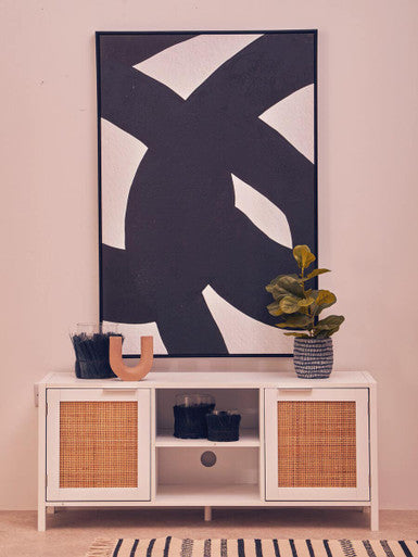 Black Medium Candle Holder | Kuta