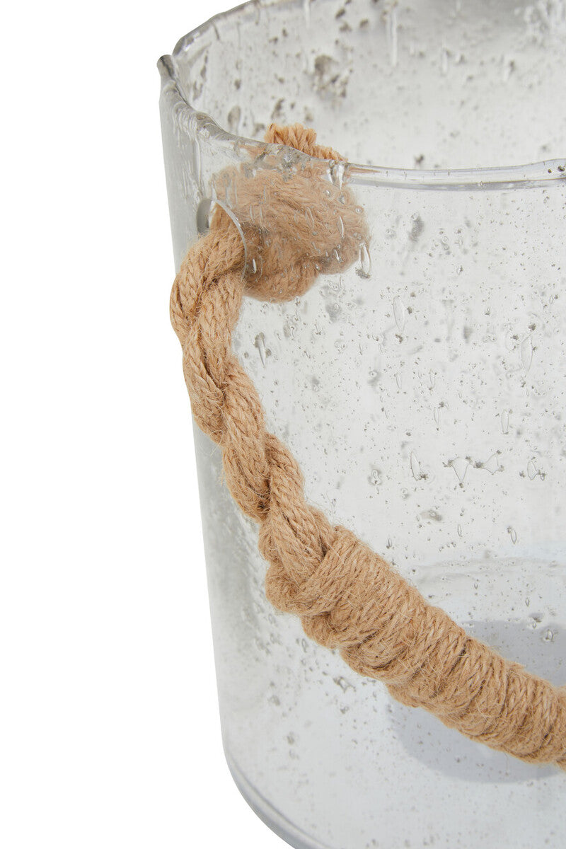 Natural Rope Medium Lantern | Kuta
