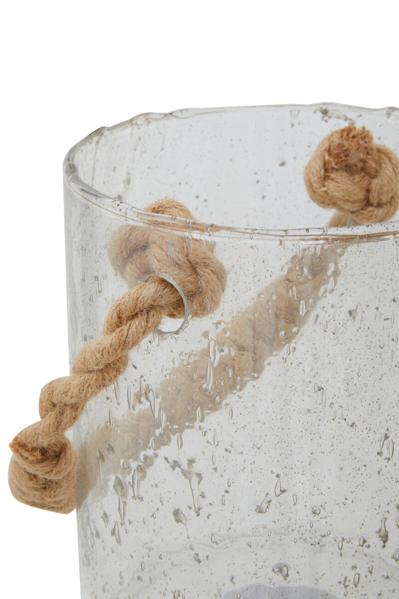 Natural Rope Medium Lantern | Kuta