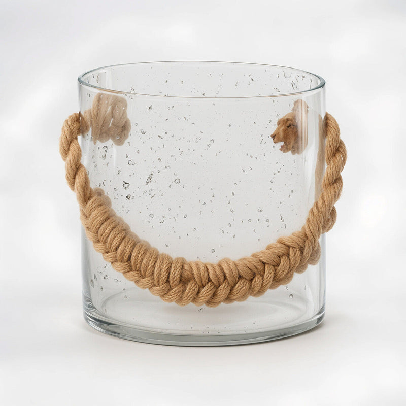 Natural Rope Small Lantern | Kuta