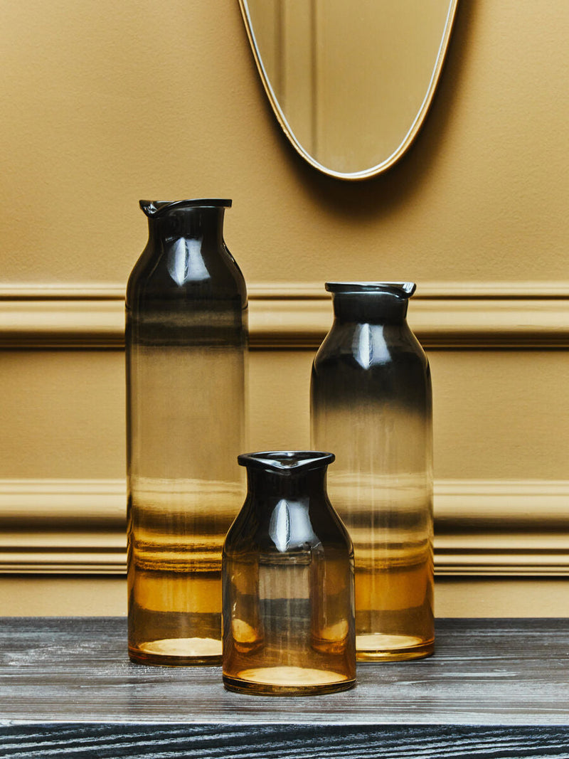 Black and Gold Small Vase | Glynn
