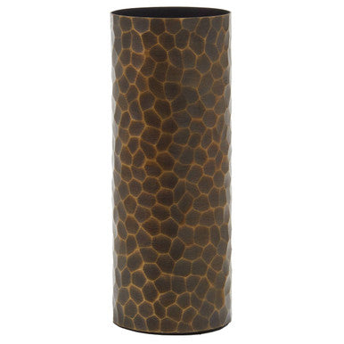 Large Antique Gold Metal Vase | Akola