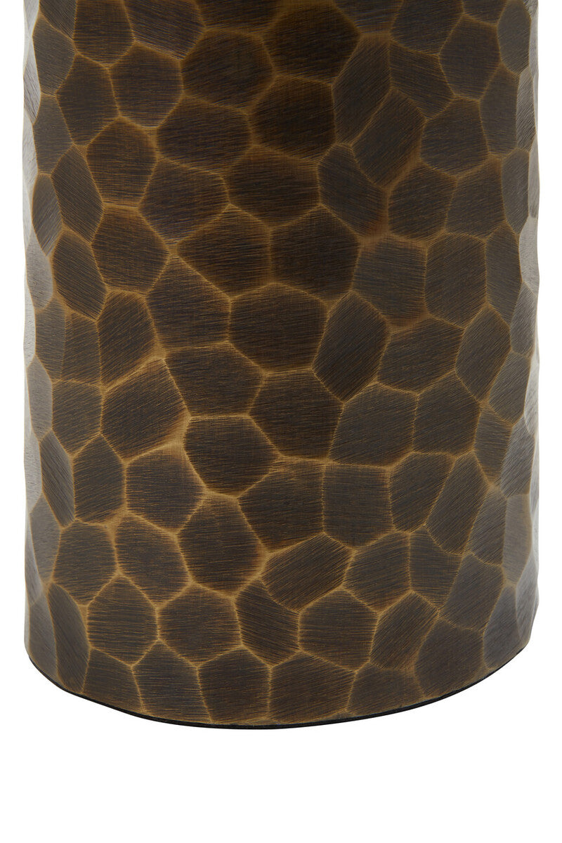 Large Antique Gold Metal Vase | Akola