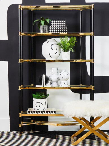 White and Black Small Vase | Tundra