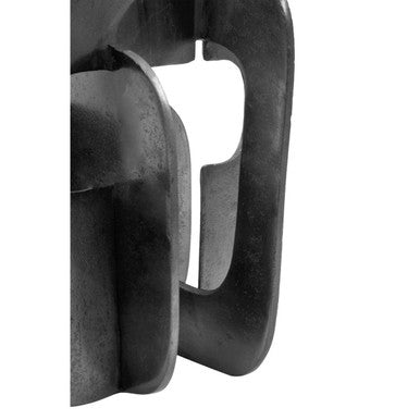 Black Nickel Abstract Sculpture | Prato