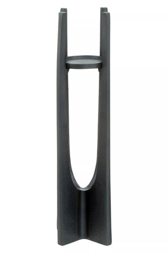 Large Grey Finish Candle Holder | Dante