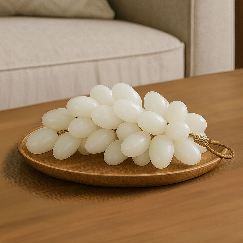 White Onyx Decorative Grapes | Oleena