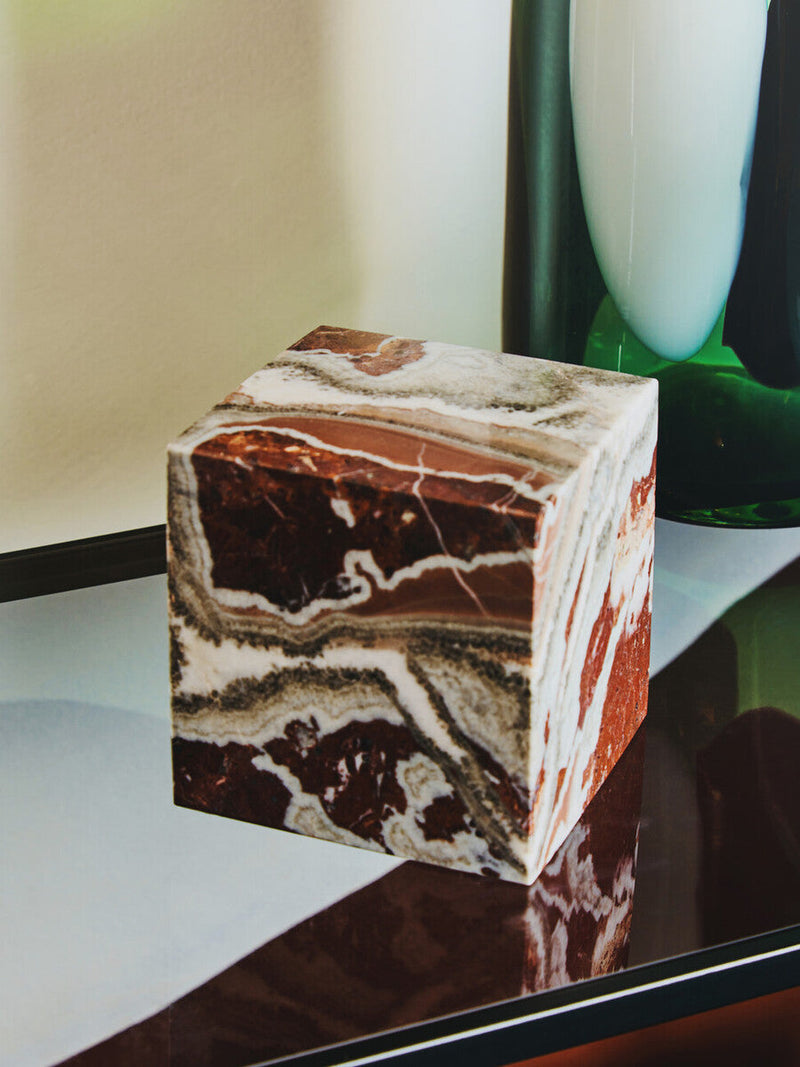 Marble Cube Ornament | Salmo