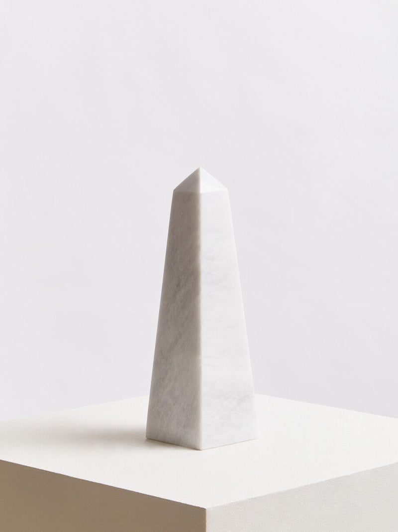 Small White Marble Obelisk | Salmo