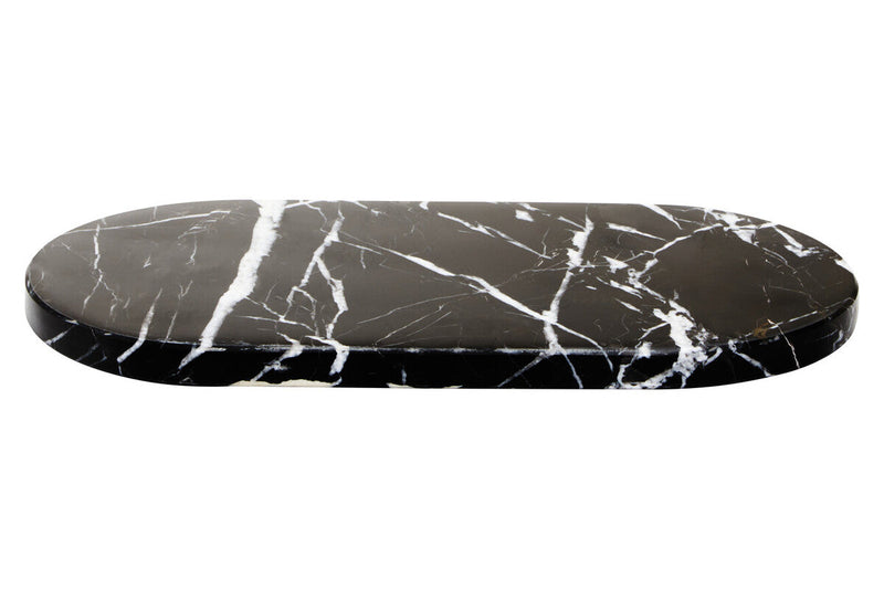 Oval Black Marble Chopping and Serving Board | Salmo