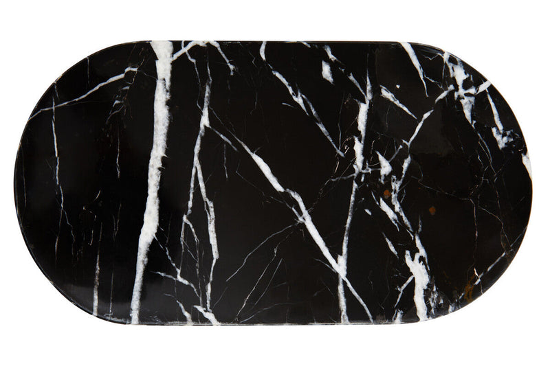 Oval Black Marble Chopping and Serving Board | Salmo