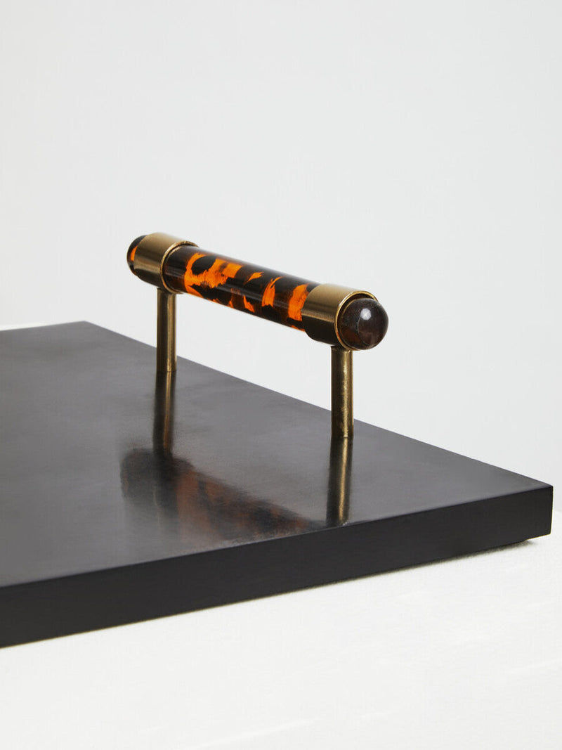 Rectangular Tortoise Shell Tray | Roma