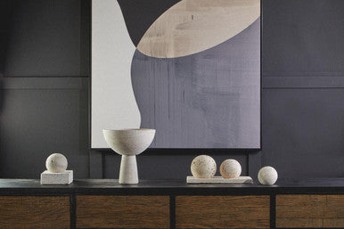 Travertine Set of 3 Deco Balls | Tibor