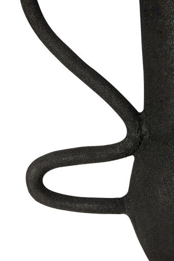 Large Textured Black Vase | Deriva