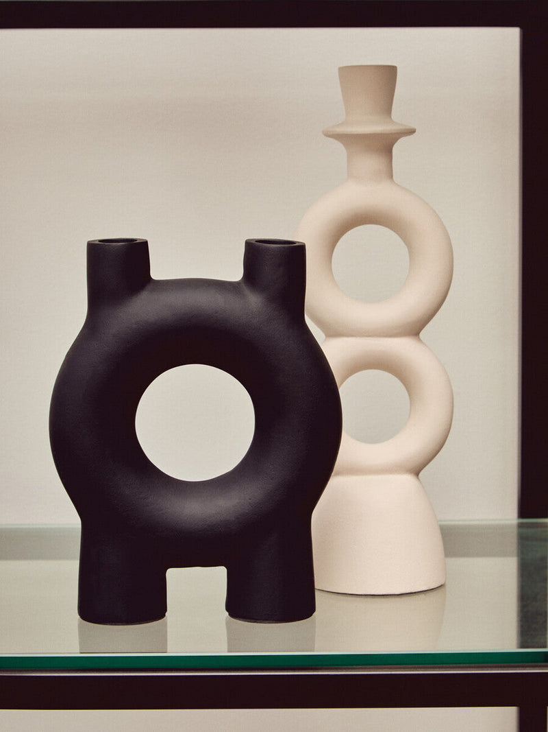 Small Black Candle Holder | Hapax