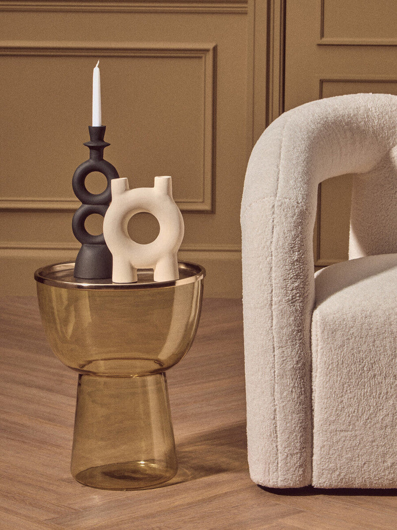 Small Cream Candle Holder | Hapax