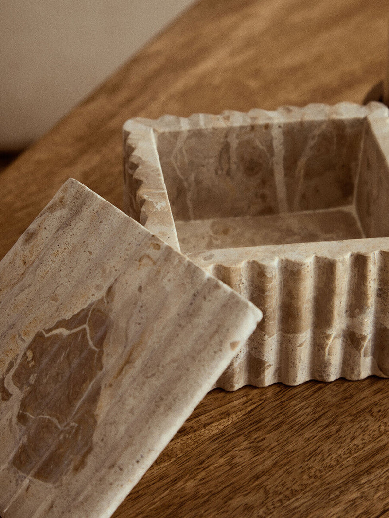 Square Chocolate Marble Box | Santino