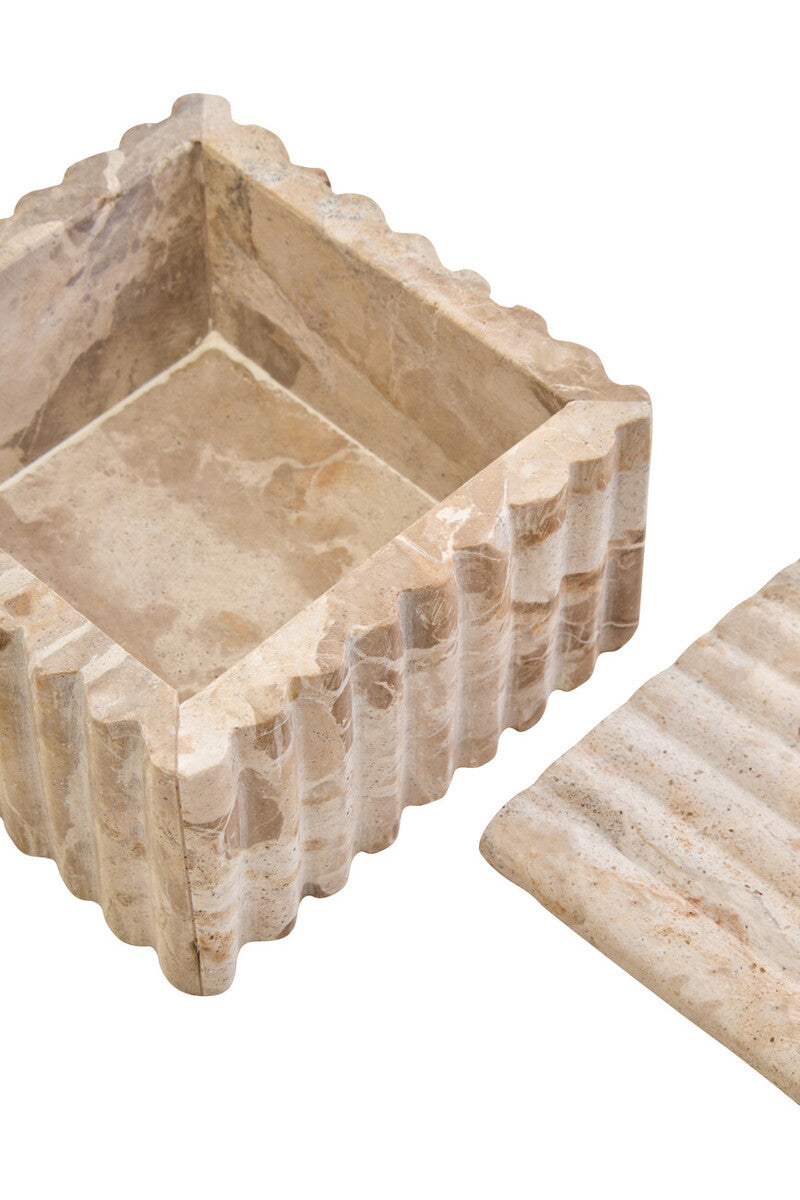 Square Chocolate Marble Box | Santino