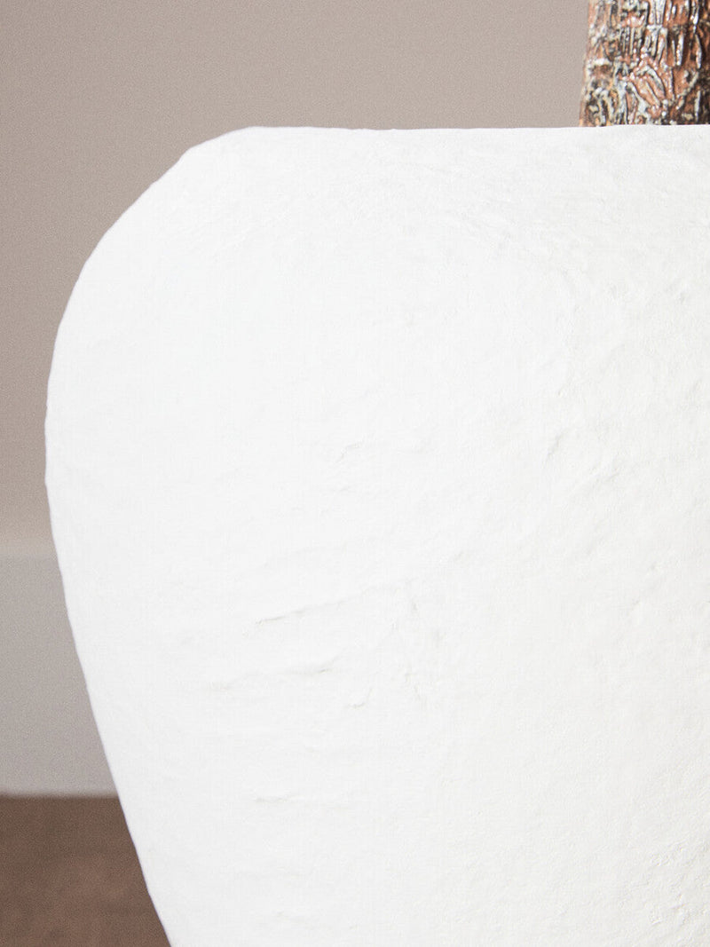 Cotton Mache Large White Planter | Sanai