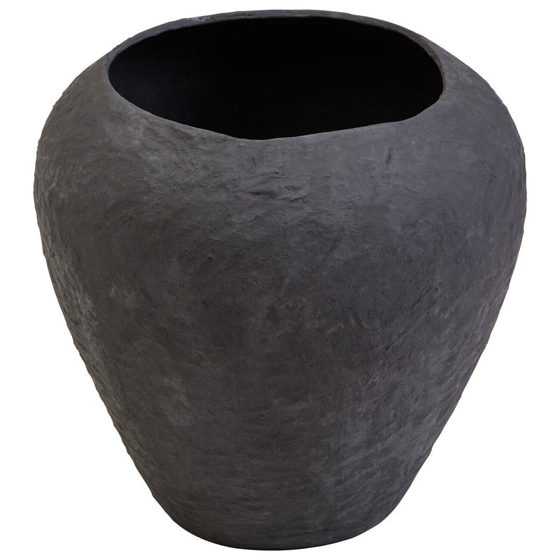 Cotton Mache Large Black Planter | Sanai