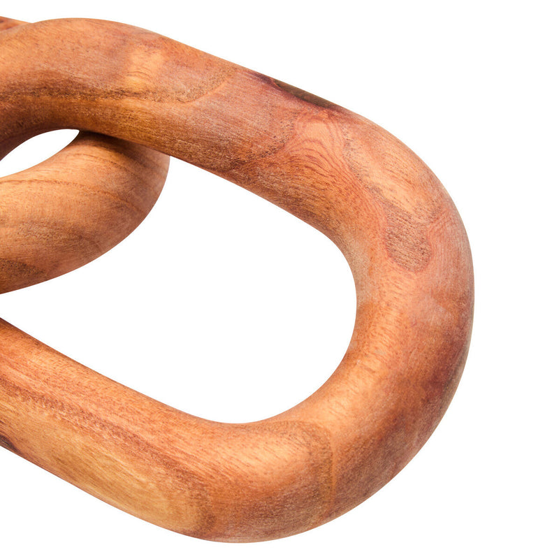 Brown Wood 2 Link Chain Decor | Cato