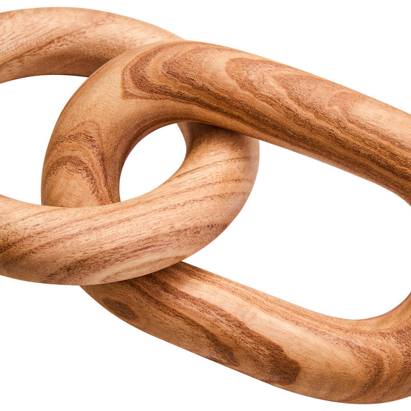 Natural Wood 2 Link Chain Decor | Cato