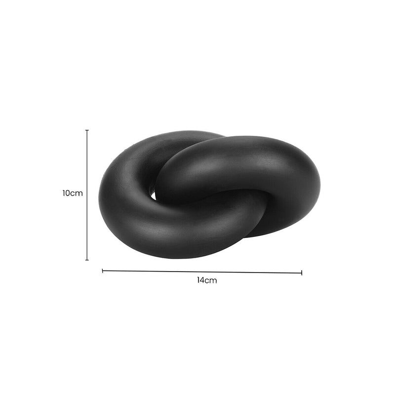 Black Wood Small Knot Decor | Cato