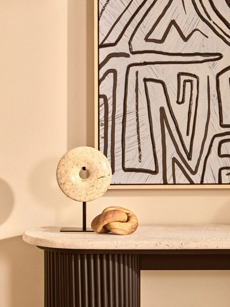 Natural Wood Small Knot Decor | Cato