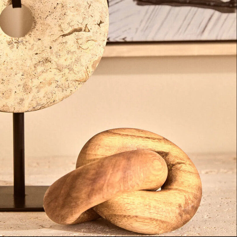 Natural Wood Small Knot Decor | Cato