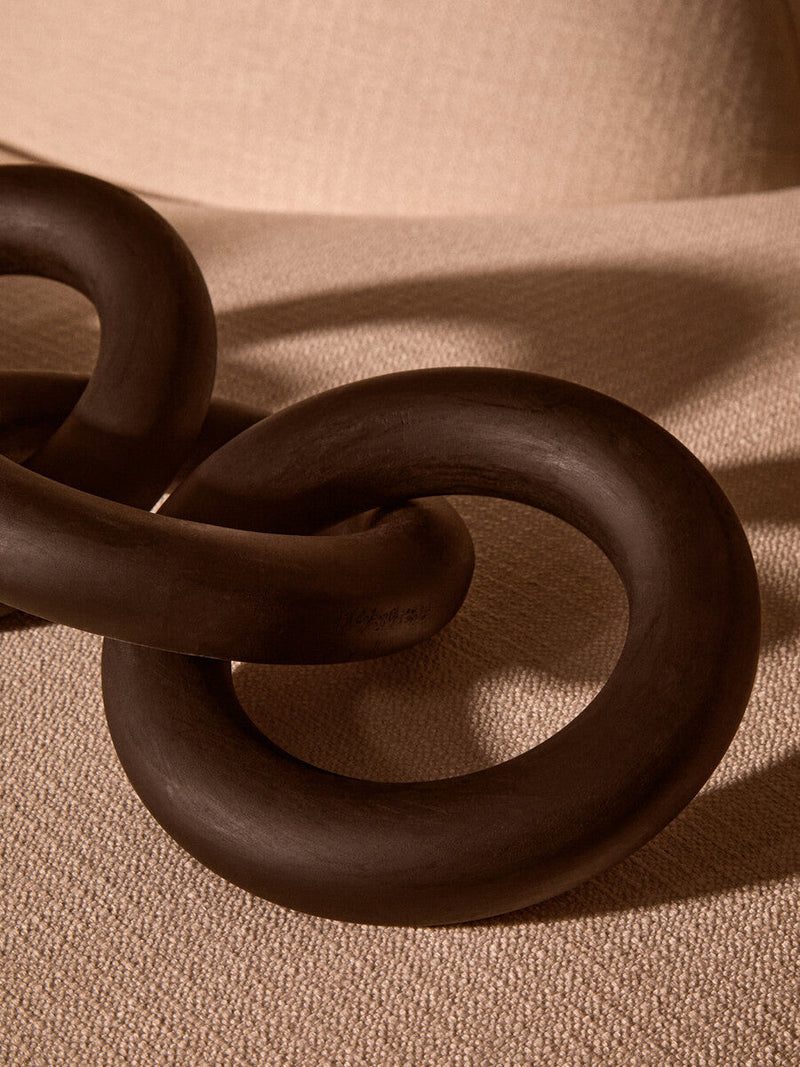 Black Wooden 5 Link Floor Decor Chain | Cato