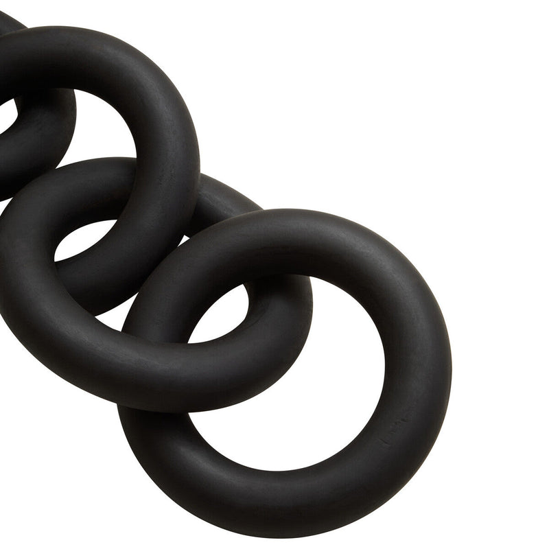 Black Wooden 5 Link Floor Decor Chain | Cato