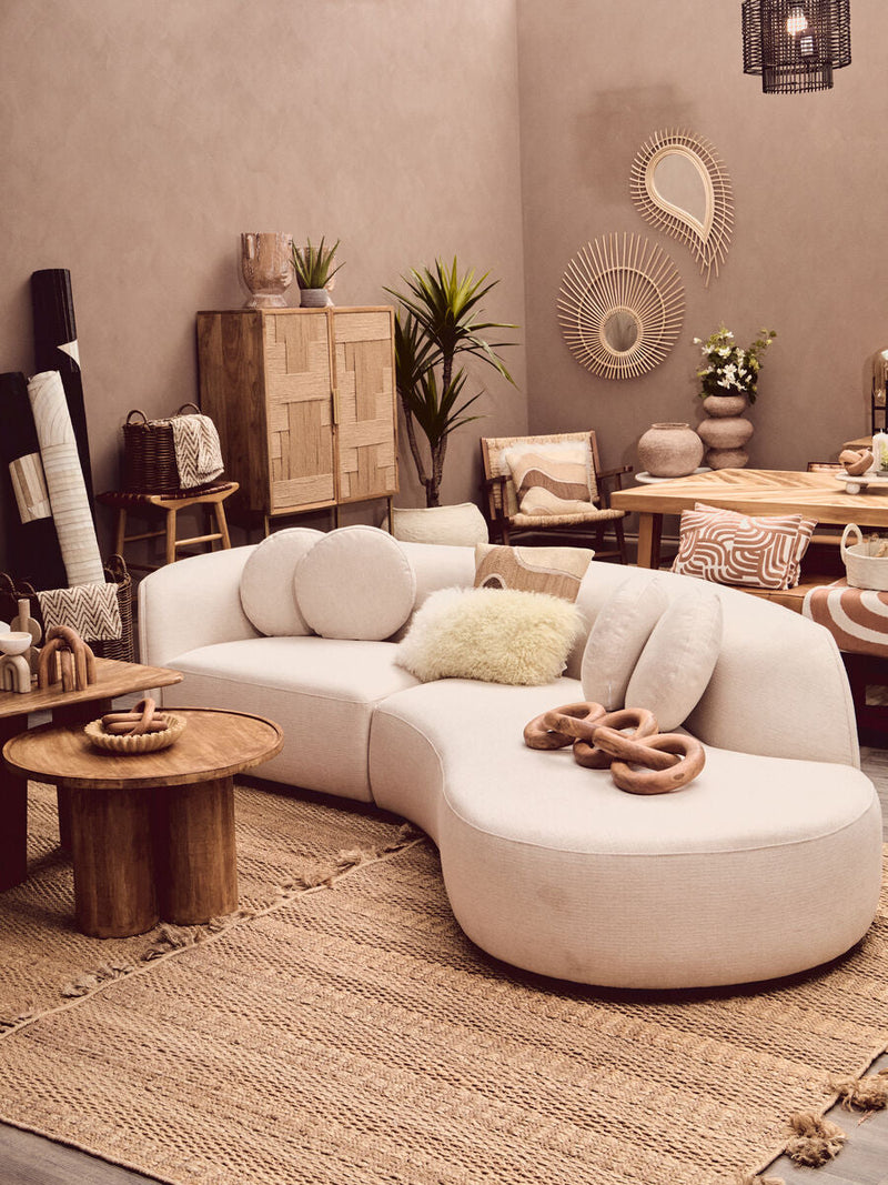 Natural Wooden 5 Link Floor Decor Chain | Cato