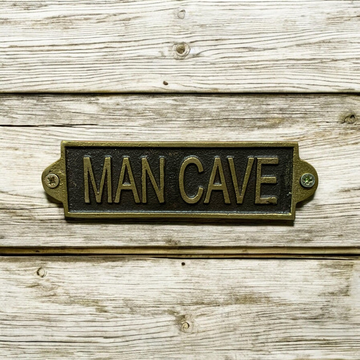 MAN CAVE METAL SIGN Home Decor
